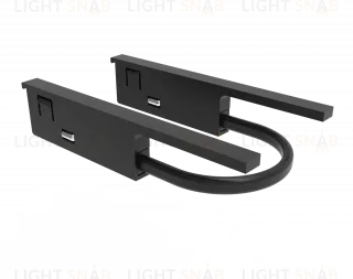 Соединитель питания для магнитного шинопровода угловой Crystal Lux CLT 0.206 04 BL CLT 0.206 04 BL