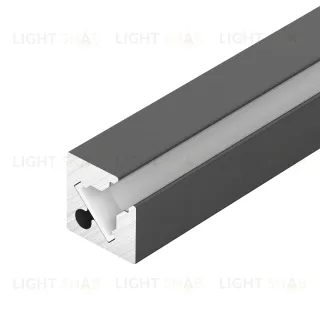 Профиль с экраном Arlight SL-KANT-H10-SQUARE-2000 IRON GREY (Алюминий+пластик) 055325 055325