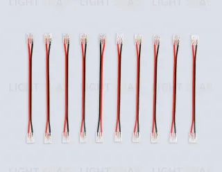Соединитель гибкий двухсторонний Ambrella Light IlluminationCOB 12/24V для лент 8/10mm (2 конт.) (10шт. в комплекте) GS7895 GS7895