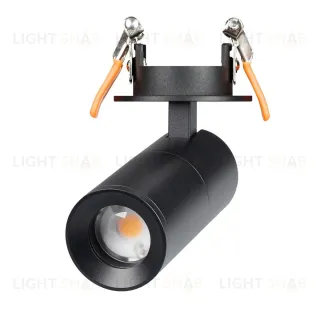 Спот Arlight LGD-ARTEMIS-BUILT-FLAP-R55-12W Warm2700 (BK, 8-80 deg, 230V) (IP20 Металл) 062274 062274