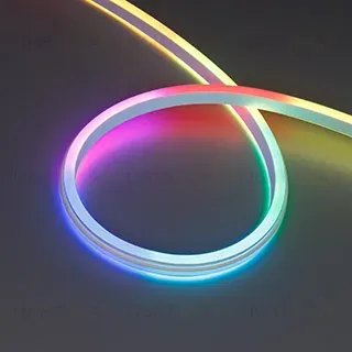 Светодиодная лента герметичная Arlight WAVE-SIDE-DOUBLE-B84-16x15mm 24V RGB (10 W/m, IP67, 5m, wire x1) (Вывод боковой) 059735 059735