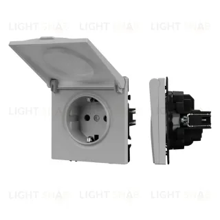 Механизм розетки Arlight влагозащищенный SCT-NOBE-MCP-SFPL-IS (230V, 16A) 059441 059441