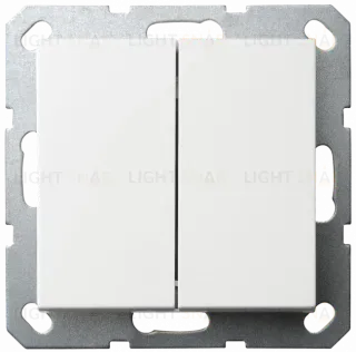 Перекрестный выключатель 2х клавишный Jasmart G3014W G3014W