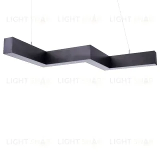 Линейный подвесной светильник Uniel UL-00013519 ULO-K19A 28W/4000K/Z30-120 IP40 BLACK ULO-K19A 28W/4000K/Z30-120 IP40 BLACK
