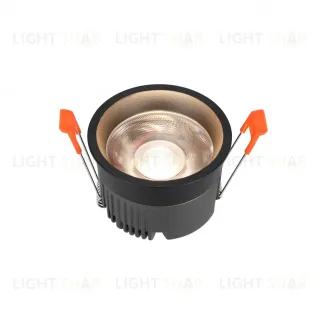 Встраиваемый светильник Iledex Technical Mars DIM 112-12W-D80-3000K-24DG-BK DIM 112-12W-D80-3000K-24DG-BK