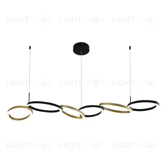 Подвесной светильник Indigo Anello 14034/C/6P Black V000215L
