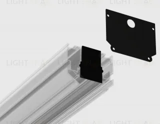 Комплект заглушек для магнитного шинопровода  2шт Ambrella Light Track System GL1066 GL1066