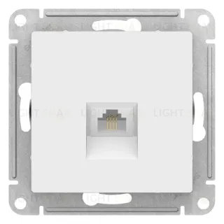 Розетка телефонная RJ11, механизм Systeme Electric AtlasDesign Лотос ATN001381 ATN001381