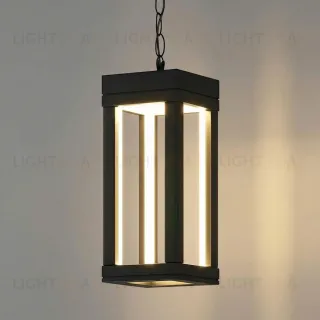 Уличный подвесной светильник Elektrostandard Frame 1528 TECHNO LED черный 4690389219115 a072091 4690389219115