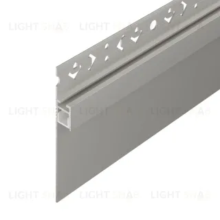Профиль-плинтус для светодиодных лент и линеек Arlight ARH-PLINTUS-50-FANTOM-3000 RAL7044 (Алюминий) 041776 041776