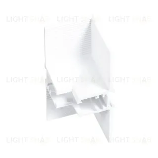 Коннектор угловой для встраиваемого магнитного шинопровода Arlight MAG-MICROCOSM-CON-FDW-L90-INT (WH) (IP20 Металл) 062721 062721