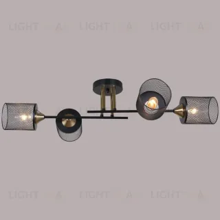 Потолочная люстра Reluce 38460-0.3-04 BK+COPPER 38460-0.3-04 BK+COPPER