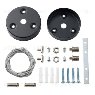Комплект для подвесного монтажа для светильника серии ULO-N Uniel UFL-N10H 1.5M SET BLACK UL-00013281 UFL-N10H 1.5M SET BLACK