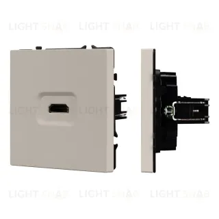 Механизм HDMI розетки Arlight SCT-NOBE-MHD1-SFPL-CA (Кашемир) 061842 061842