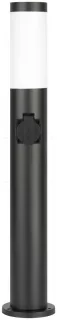 Ландшафтный светильник ЭРА Беллона GBF-103-1-BL-0650 230В Е27 IP54 черный с розеткой Б0071048 Б0071048