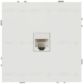 Розетка ЭРА Galaxy 15-3107-01 информационная RJ45 IP20 белый Б0070735 Б0070735
