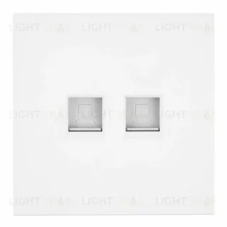 Розетка компьютерная 2-местная RJ-45 (механизм) Stekker Мия RST00-3111-01 50437 50437