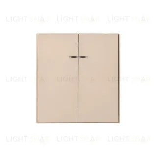 Выключатель STRONG 2 кл с подсветкой 10А с/у шелк KRANZ KR-78-0714-8 KR-78-0714-8