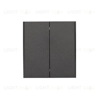 Выключатель STRONG 2 кл для жалюзи возвратный 10А с/у графит KRANZ KR-78-0711-6 KR-78-0711-6