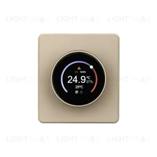 Терморегулятор ROUND Wi-Fi с/у шелк KRANZ KR-78-0728-7 KR-78-0728-7
