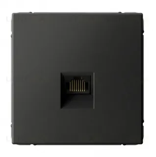 Розетка компьютерная RJ45, кат. 5е, механизм Systeme Electric ArtGallery Базальт GAL001483 GAL001483