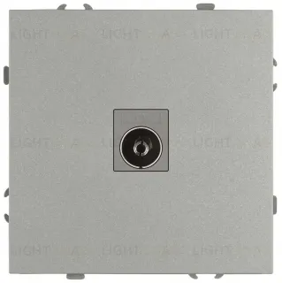 Розетка Эра Galaxy 15-3101-03 TV одиночная IP20 алюминий Б0070719 Б0070719