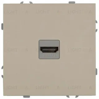 Розетка Эра Galaxy 15-3114-04 HDMI IP20 шампань Б0070797 Б0070797