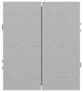 Переключатель Эра Arktik 16-1106-03 двойной 10АХ-250В алюминий Б0070366 Б0070366