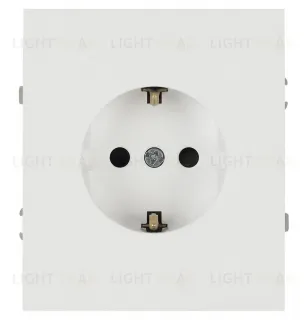 Розетка Эра Arktik 16-2102-01 с заземлением 2P+E Schuko со шторками 16А-250В белый Б0070424 Б0070424