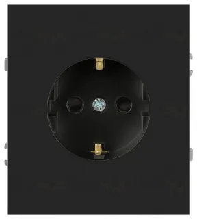 Розетка Эра Arktik 16-2102-05 с заземлением 2P+E Schuko со шторками 16А-250В антрацит Б0070428 Б0070428