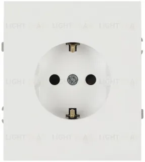 Розетка Эра Arktik 16-2102-08 с заземлением 2P+E Schuko со шторками 16А-250В белый матовый Б0070431 Б0070431