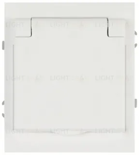 Розетка Эра Arktik 16-2103-08 с заземлением 2P+E Schuko со шторками с крышкой 16А-250В белый матовый Б0070441 Б0070441
