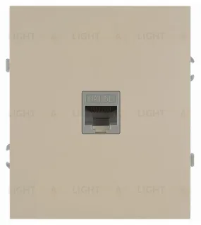 Розетка Эра Arktik 16-3107-04 информационная RJ45 шампань Б0070477 Б0070477