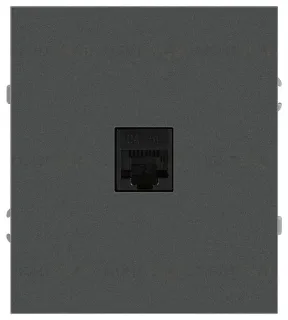Розетка Эра Arktik 16-3107-06 информационная RJ45 графит Б0070479 Б0070479