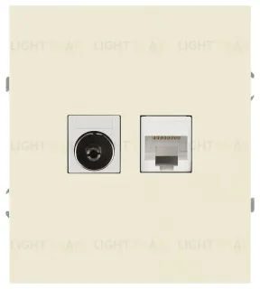 Розетка Эра Arktik 16-3110-02 комбинированная RJ45+TV слоновая кость Б0070495 Б0070495