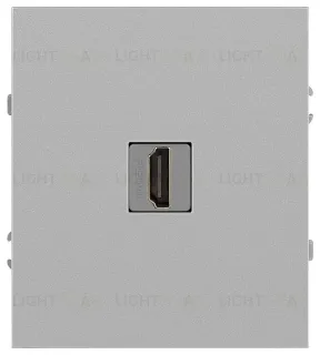 Розетка Эра Arktik 16-3114-03 HDMI алюминий Б0070506 Б0070506