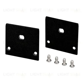 Заглушка Arlight LINE-3535-TRAY BLACK с отверстием (Алюминий) 062738 062738