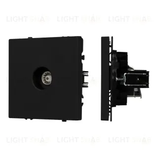Розетка ТВ софт-тач черный оникс Arlight SCT-MTV1-SFPL-BK (TV) 054293(1) 054293(1)