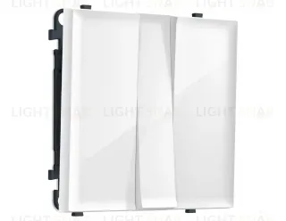 Комплект механизма 3-кл выключателя SIGMA Белый глянец 10A-250V QUANT PRO Ambrella Volt MS105010 (SP1050, PR133) MS105010