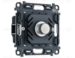 Механизм светорегулятора универсального поворотно-нажимного 25-600W/LED 5-300W QUANT PRO (EXTRA CONTROL) Ambrella Volt PR136 PR136