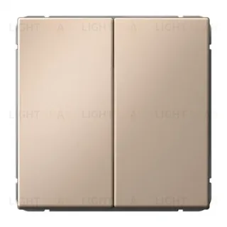 Переключатель 2-клавишный, 10АХ, механизм, быстрозажим. клем. Systeme Electric ArtGallery Песочный GAL001265S GAL001265S