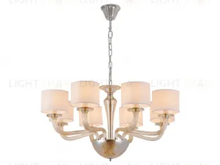 Подвесная люстра Newport 8688/C nickel cognac М0071808 8688/C nickel cognac
