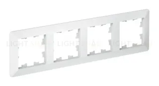 Рамка 4-ая Systeme Electric AtlasDesign Air Лотос/дымчатый белый ATN221304 ATN221304