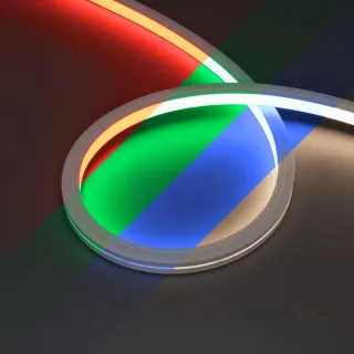 Светодиодная лента герметичная Arlight MOONLIGHT-PRO-TOP-X336-16x16mm 24V RGBW-Day (12 W/m, IP67, 10m, wire x2) (Вывод боковой) 054982 054982