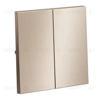 Клавиши для выключателя/переключателя двухклавишного S70 Metal (платина) Voltum VLSM000310 VLSM000310