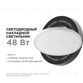 Настенно-потолочный светильник Apeyron Spin 18-138 18-138