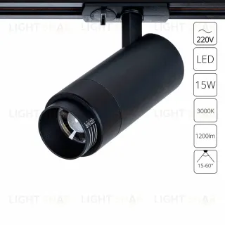 Трековый светильник Arte Lamp Merak A3530PL-1BK A3530PL-1BK