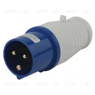 Вилка ЭРА V-16-2P-PE-IP44 переносная 013 2Р+РЕ 16А 220В IP44 Б0032849 Б0032849