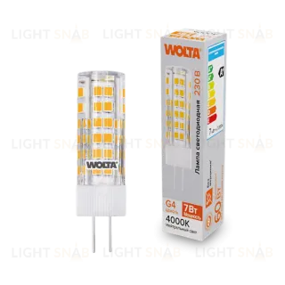 Светодиодная лампа WOLTA 7Вт 4000K G4 кукуруза матовая WSTD-JC-220V7W4KG4-C WSTD-JC-220V7W4KG4-C