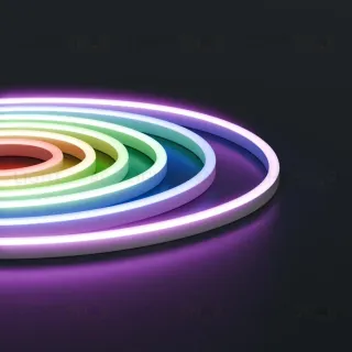 Гибкий неон Apeyron 220В, 6Вт/м, RGB, smd 5050, 80д/м, 10*18мм, 50м, IP65 17-49 17-49